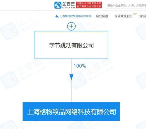 字节跳动成立新公司，拓展第二类增值电信业务及互联网信息服务